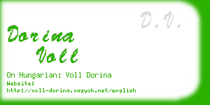 dorina voll business card